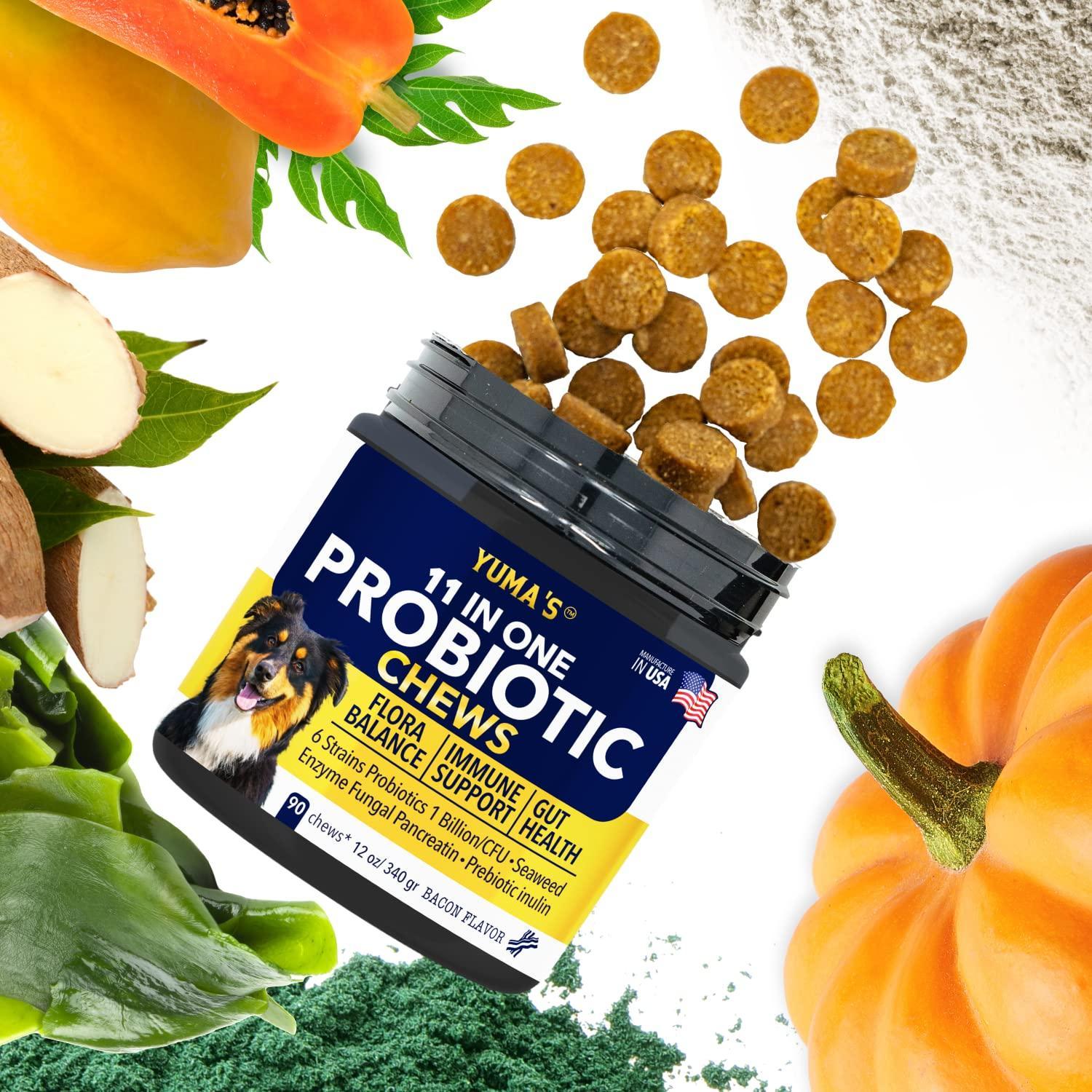 Probiotics for Dogs   Support Gut Health Itchy Skin Allergies Immunity Yeast Balance   Dog Probiotics and Digestive Enzymes with Prebiotics   Reduce Diarrhea Gas   Probiotic Chews for Dogs