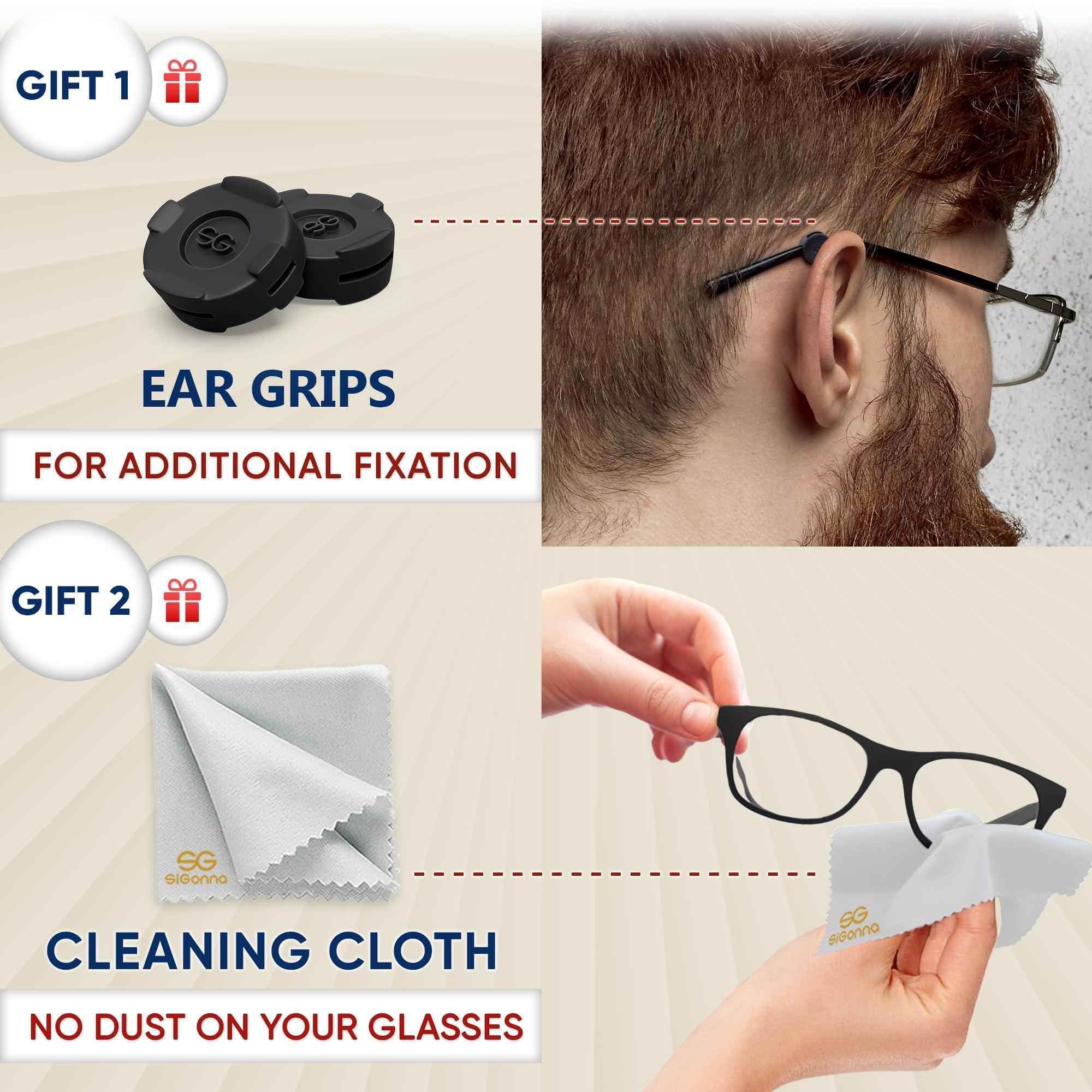 Eyeglass Nose Pads Anti Slip - Eye Glasses Nose Pad 0.5 mm - Silicone Nose Bridge Pads - Nose Grips Non Slip Piece - Sunglass Nose Pads Guards - (6 Pairs) 0.5mm x 7mm x 16mm