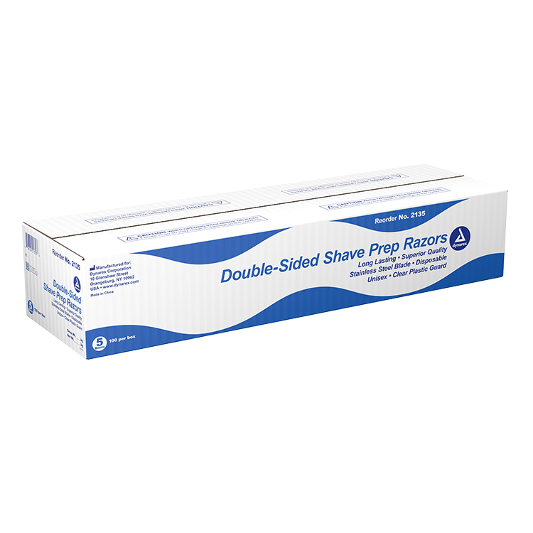 dynarex double sided shave prep razors