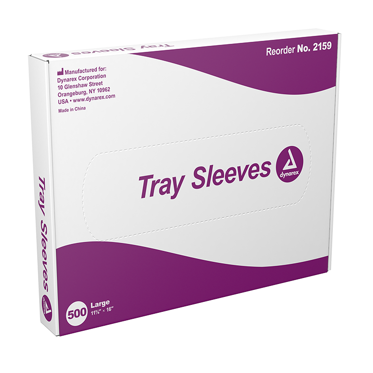 dynarex tray sleeves