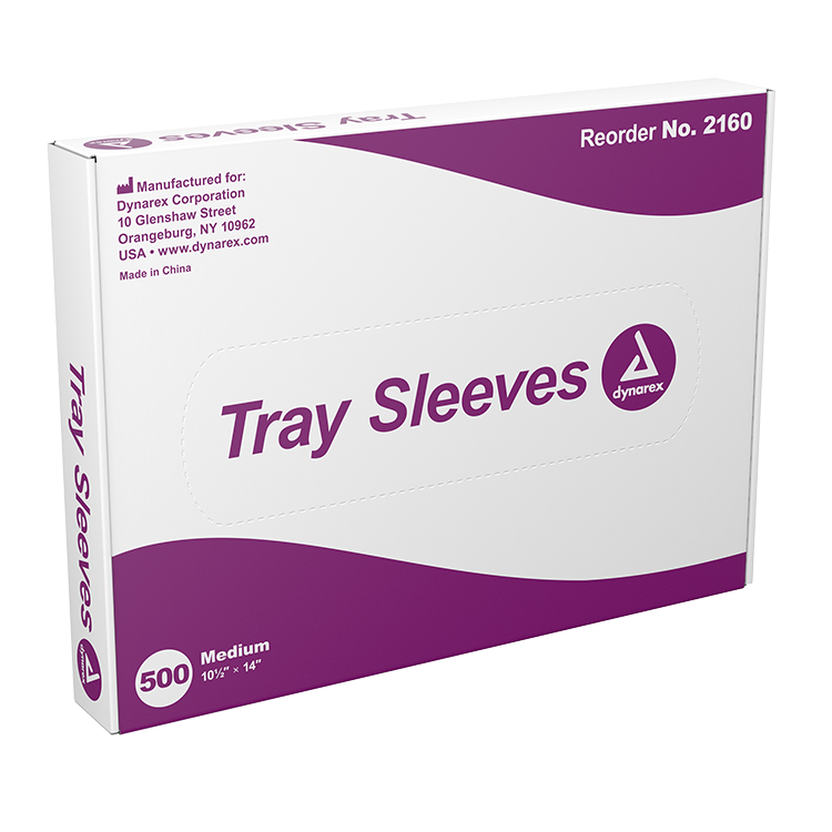 dynarex tray sleeves