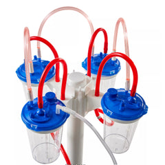 Rigid Suction Canister Medi-Vac Guardian 1200 mL Sealing Lid, Packaging Type- Case
