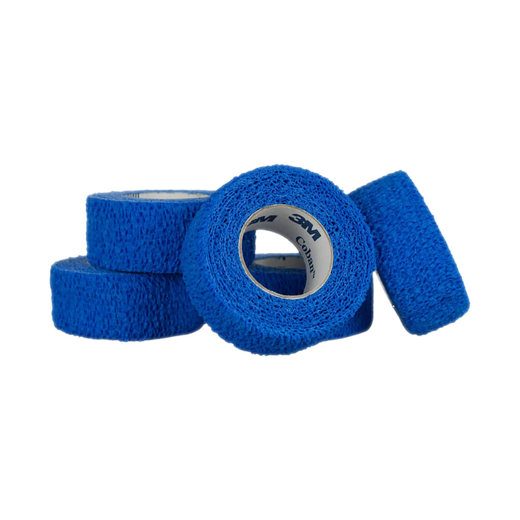 Cohesive Bandage 3M Coban 2 Inch X 5 Yard Self-Adherent Closure Blue NonSterile Standard Compression, Packaging Type- Case