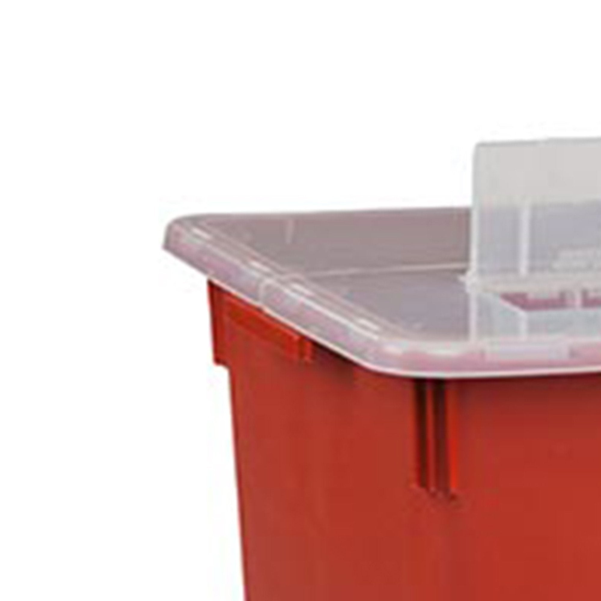 Sharps Container Sharps-A-Gator Red Base 15-1/2 H X 21-1/2 W X 12 D Inch Horizontal Entry 10 Gallon,Packaging Type- Each