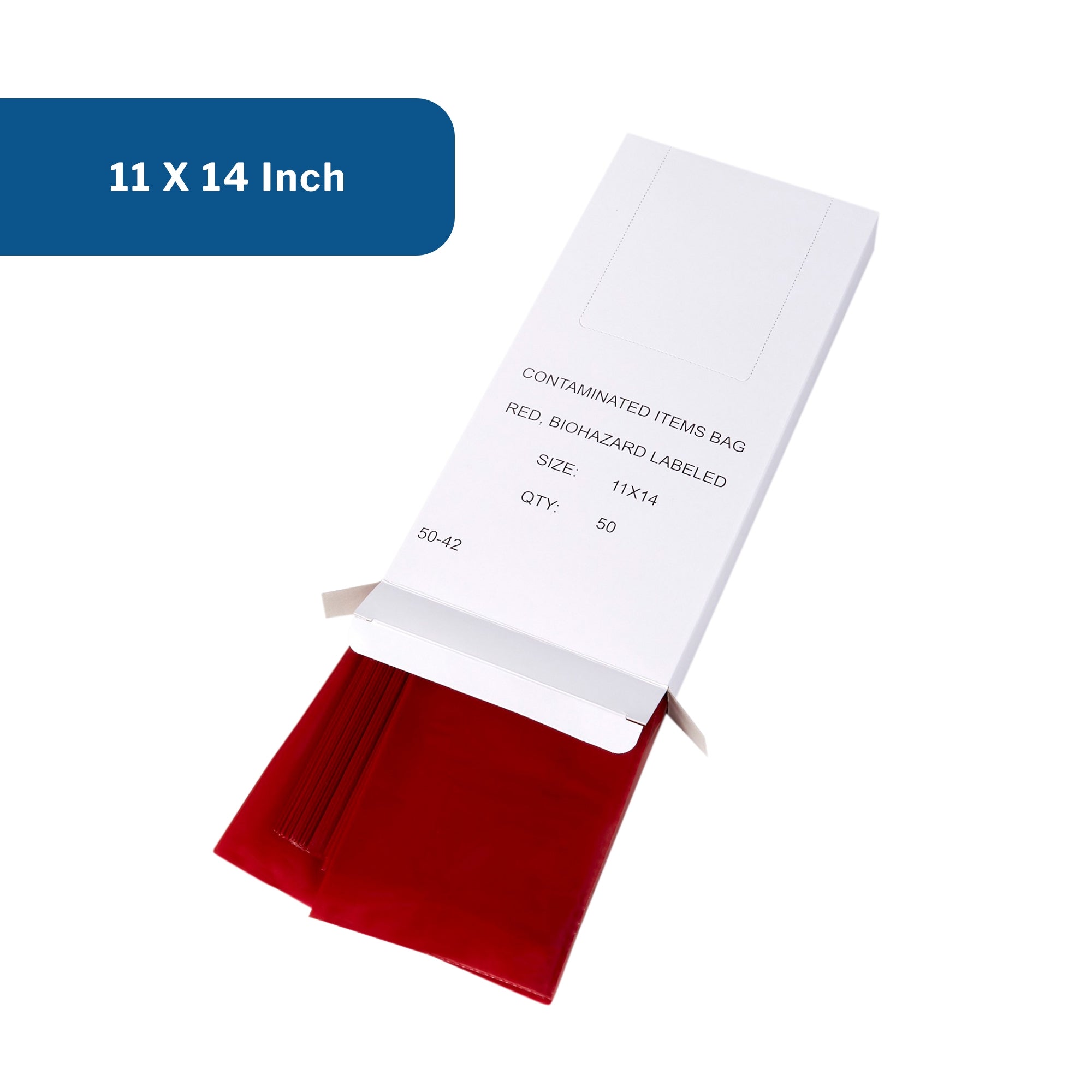 Infectious Waste Bag McKesson 1 to 6 gal. Red Bag 11 X 14 Inch, Packaging Type- Case