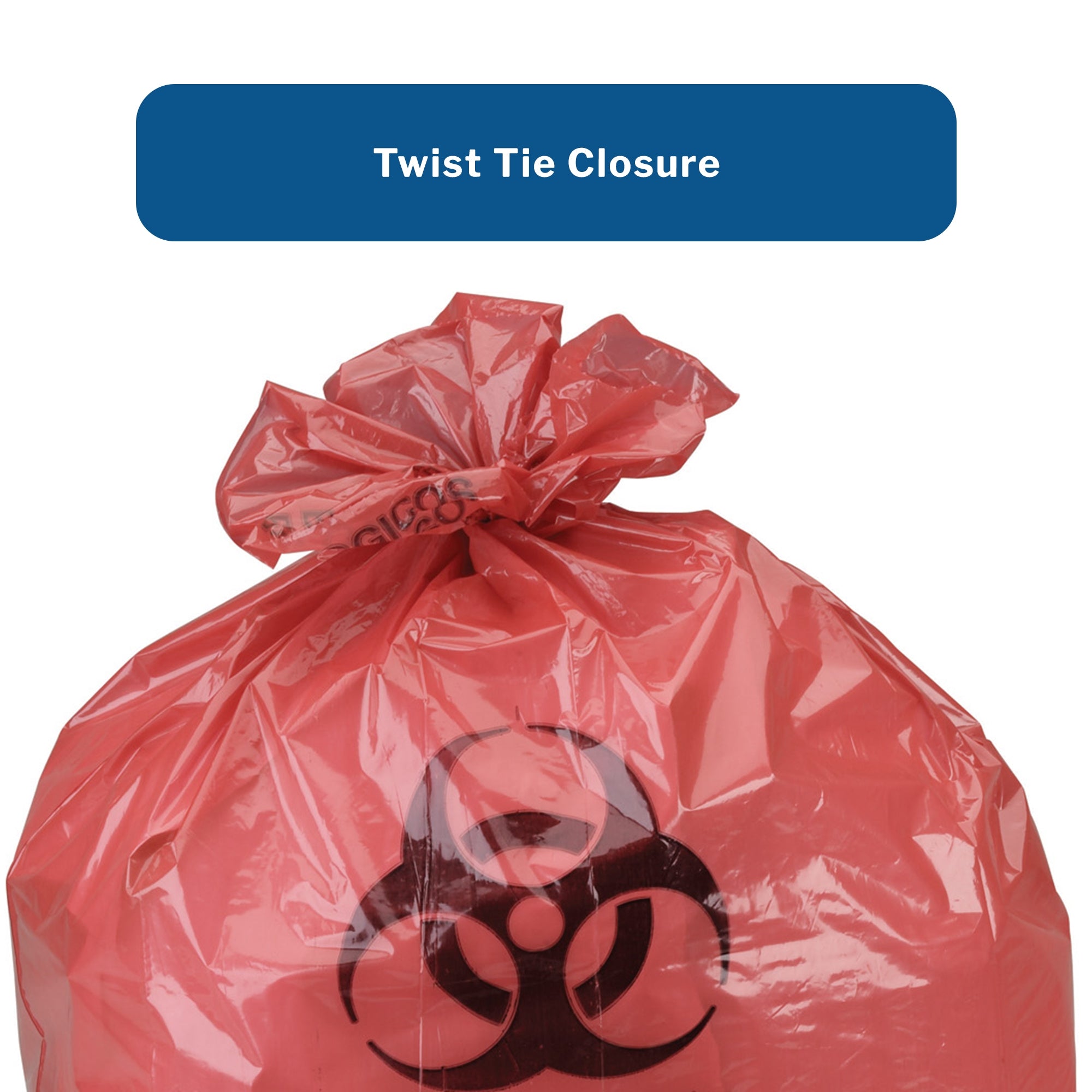 Infectious Waste Bag McKesson 1 to 6 gal. Red Bag 11 X 14 Inch, Packaging Type- Case