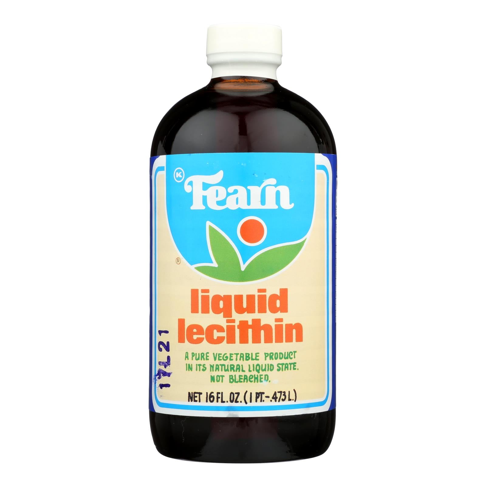 Fearn Liquid Lecithin - 16 Fl Oz - Case Of 12