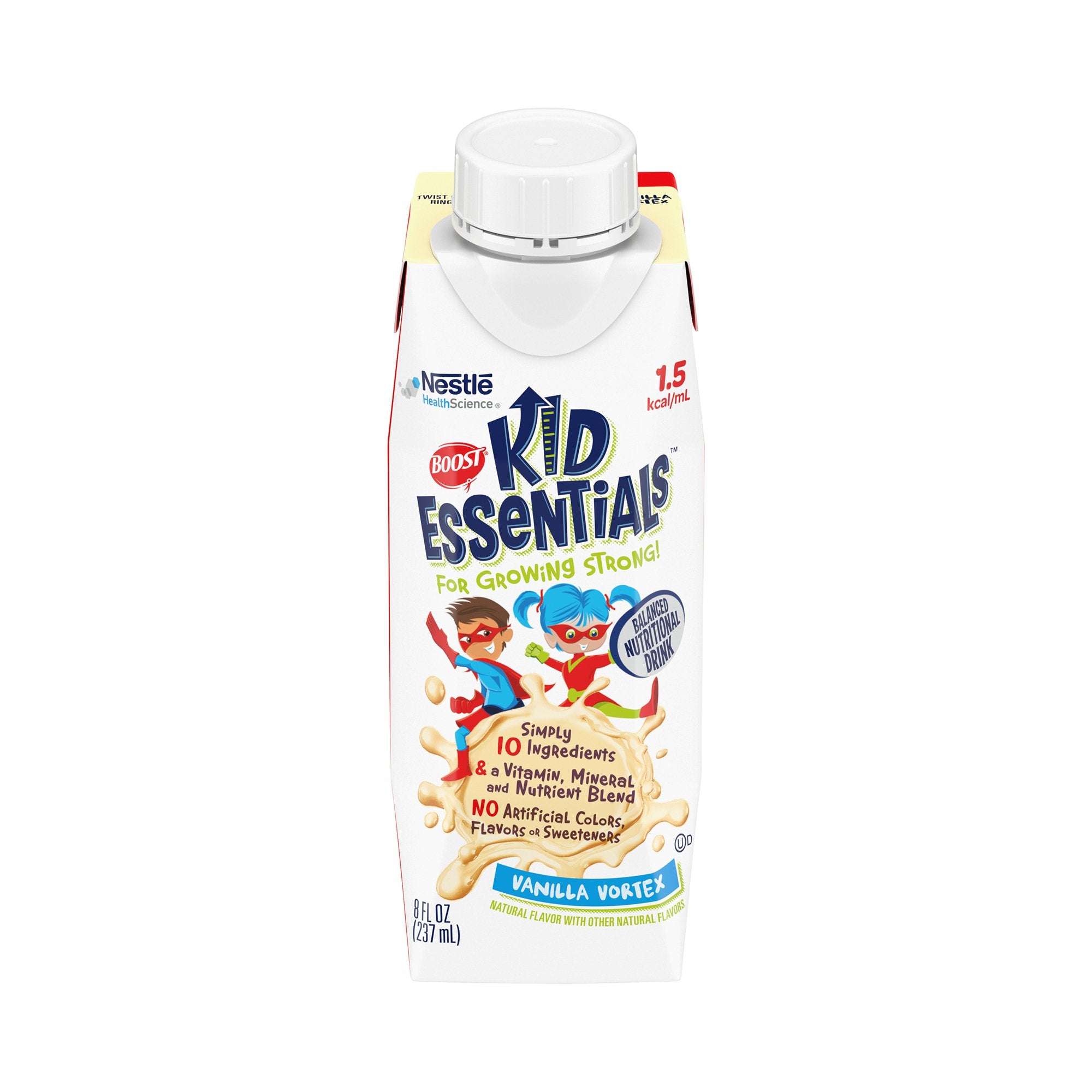 Pediatric Oral Supplement Boost Kid Essentials 1.5 Vanilla Vortex Flavor 8 oz. Carton Liquid Vitamins / Minerals