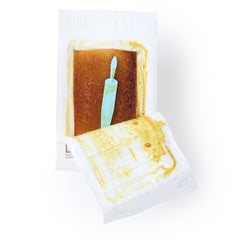 Impregnated Scrub Brush BD E-Z Scrub Polyethylene Bristles / Sponge Brown, Packaging Type- Box