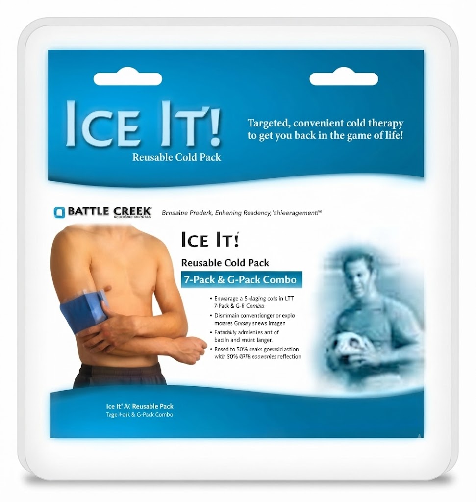 Ice It! ColdComfort Cold Therapy System with Adjustable Wrap