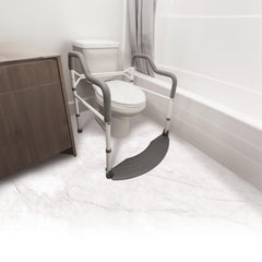 Wonder Toilet Safety Rail - Enhance Stability & Support for Safe Bathroom Use, Adjustable Design for All Users, Easy Installation, Durable & Stylish.