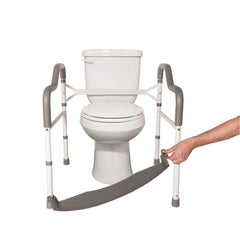 Wonder Toilet Safety Rail - Enhance Stability & Support for Safe Bathroom Use, Adjustable Design for All Users, Easy Installation, Durable & Stylish.