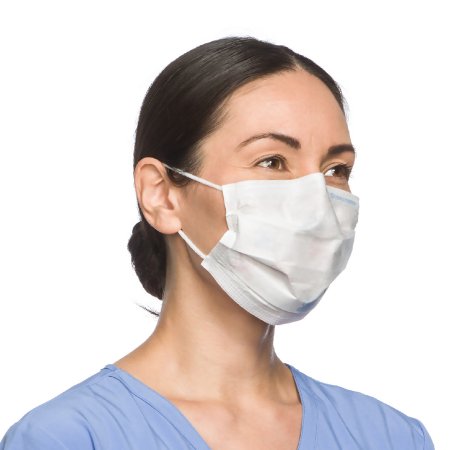halyard procedure mask pleated one size fits most yellow nonsterile halyard procedure mask mk233680bx