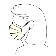 Procedure Mask Halyard Not Rated Earloops One Size Fits Most