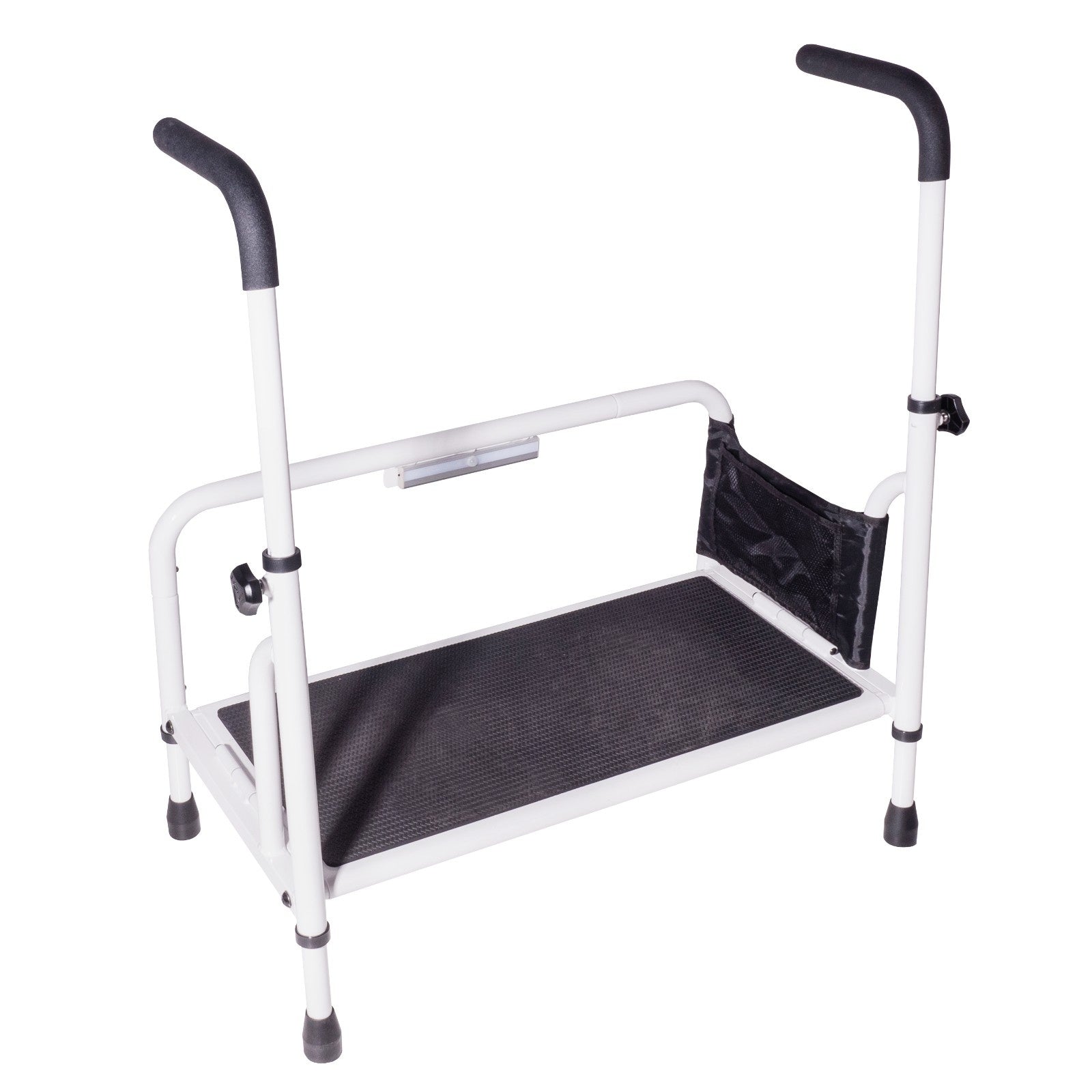 Stander Step - White: Sturdy, stylish step stool for easy access and safety. Ideal for home or office use, enhancing convenience and stability.