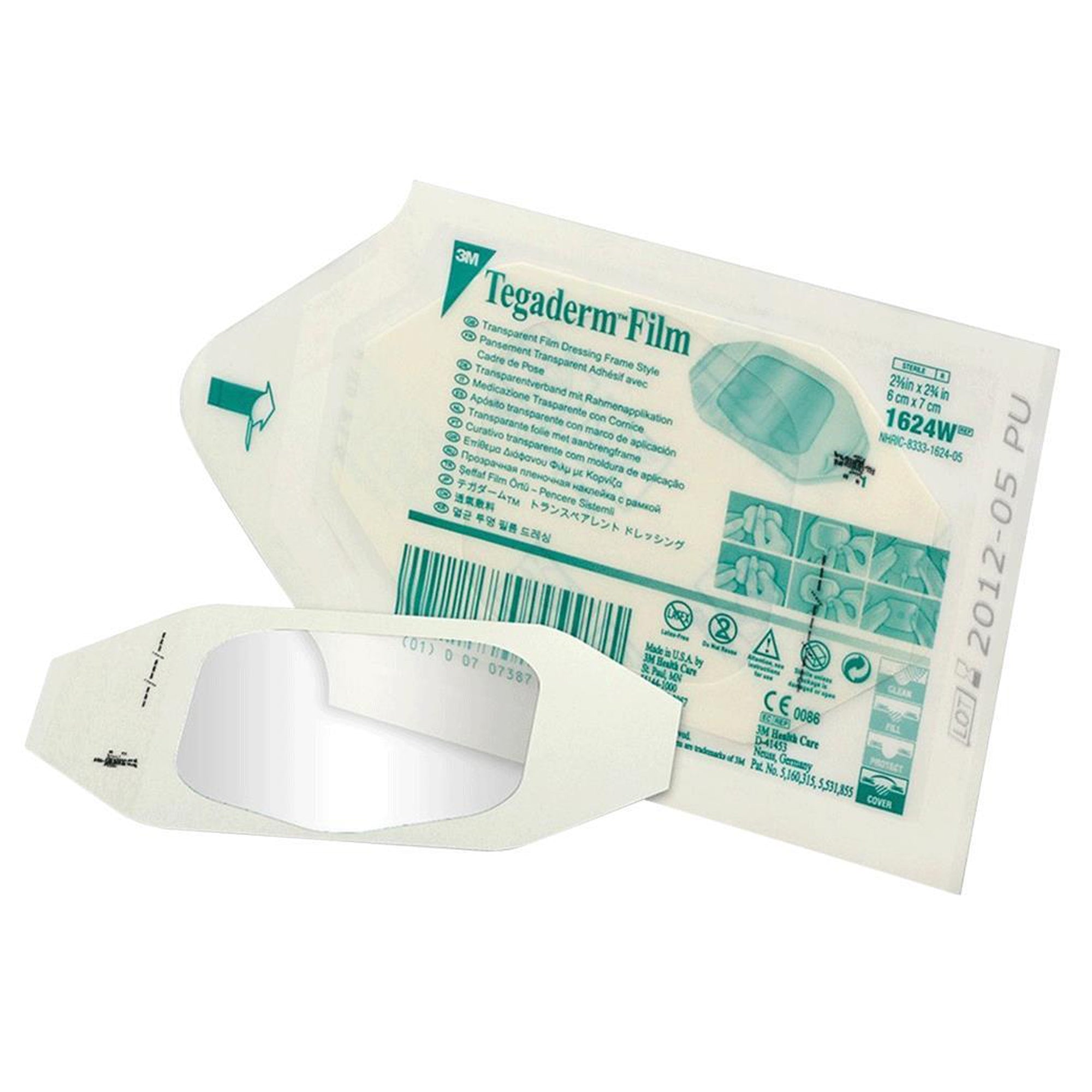 Transparent Film Dressing 3M Tegaderm 2-3/8 X 2-3/4 Inch Frame Style Delivery Rectangle Sterile, Packaging Type- Case
