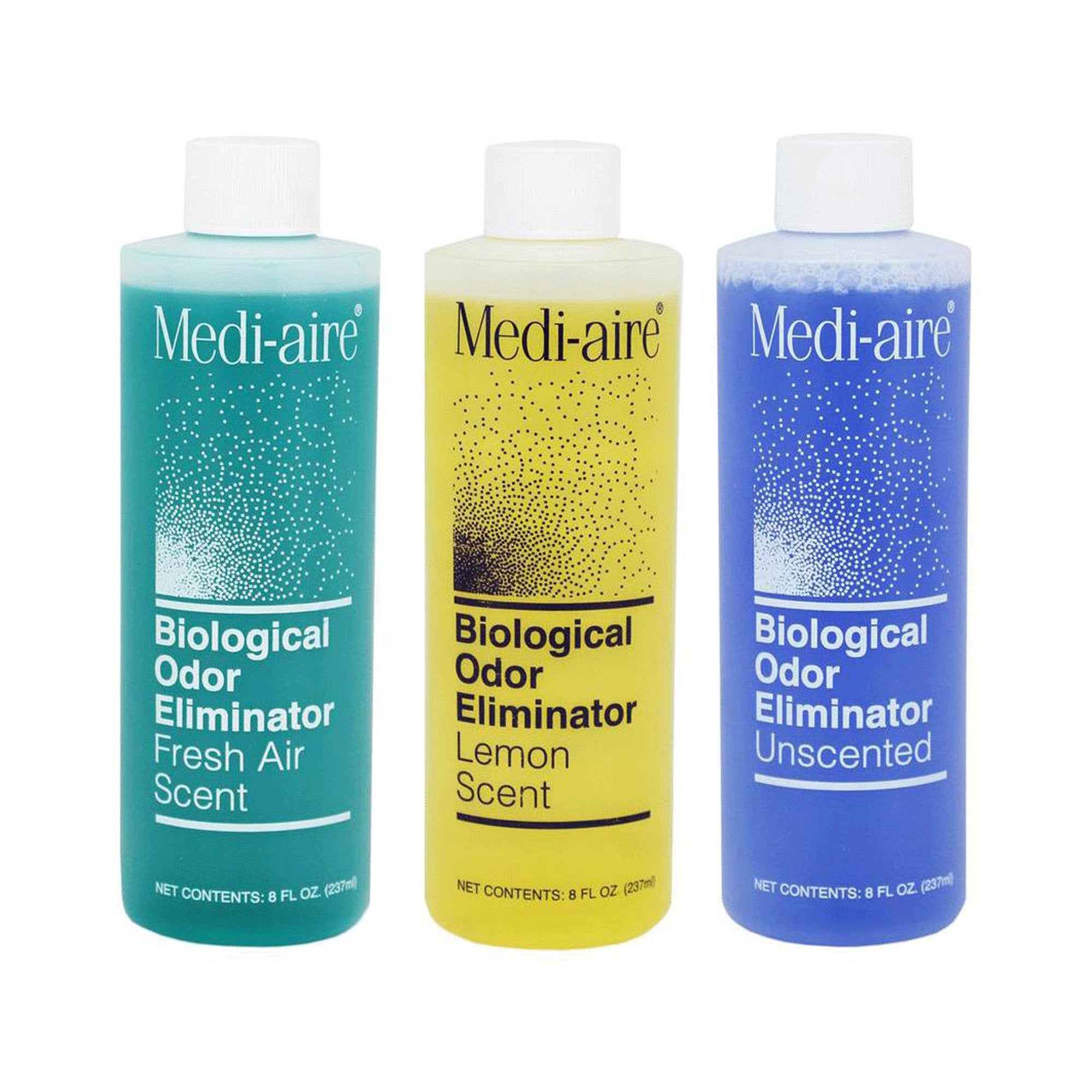 Deodorizer Medi-aire Biological Odor Eliminator Liquid 8 oz. Bottle Unscented,Packaging Type- Each