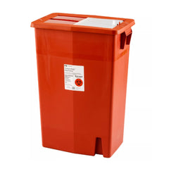 Sharps Container SharpSafety Red Base 26 H X 18-1/4 W X 12-3/4 D Inch Vertical Entry 18 Gallon,Packaging Type- Each