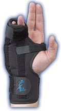 Boxer Fracture Brace Med Spec Aluminum / Felt Right Hand Black Medium