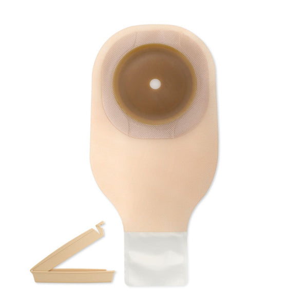 Colostomy Pouch Premier Flextend One-Piece System 9 Inch Length Flat, Pre-Cut 1 Inch Stoma Drainable,Packaging Type- Box Default Title