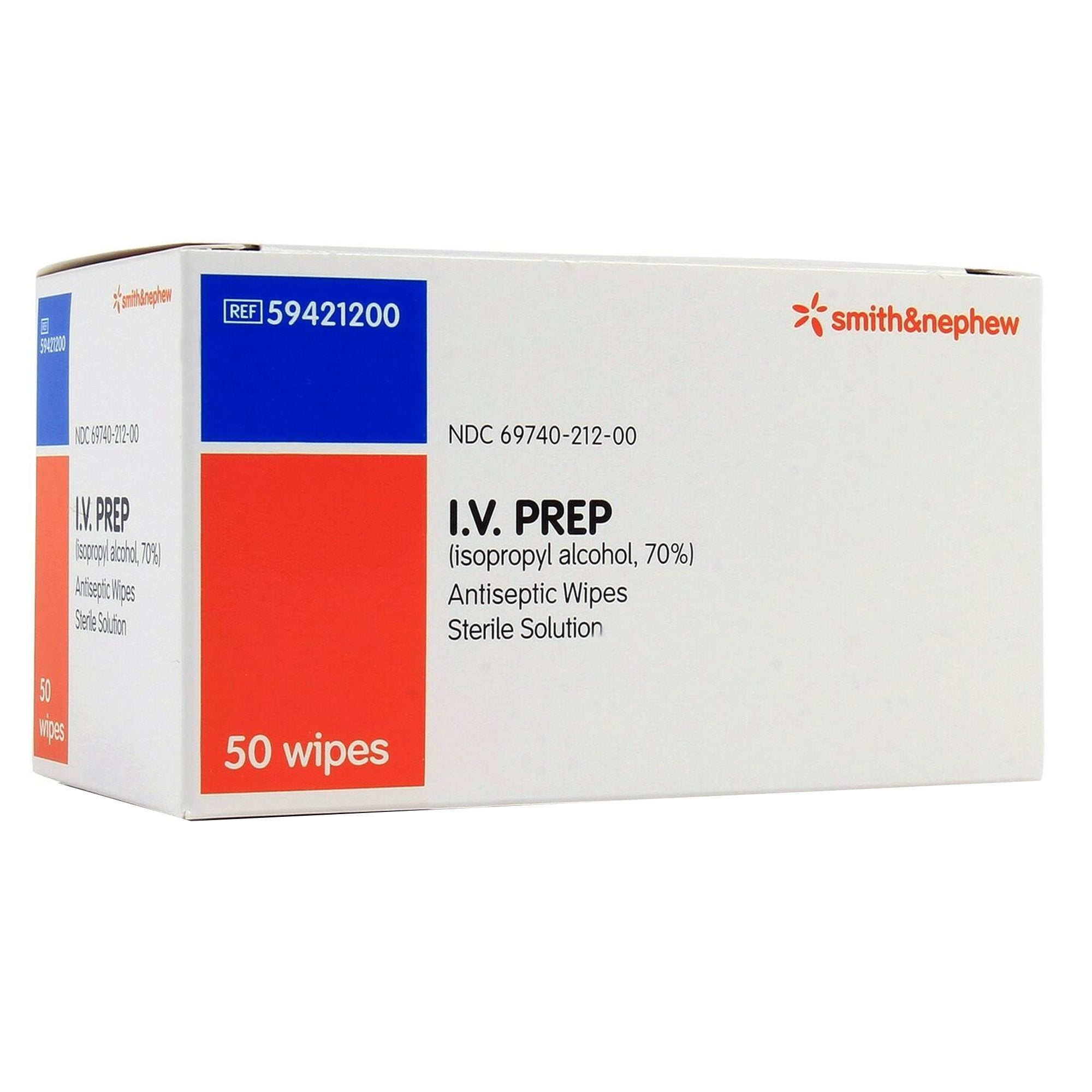 Alcohol Prep Pad IV PREP 70% Strength Isopropyl Alcohol Individual Packet Sterile