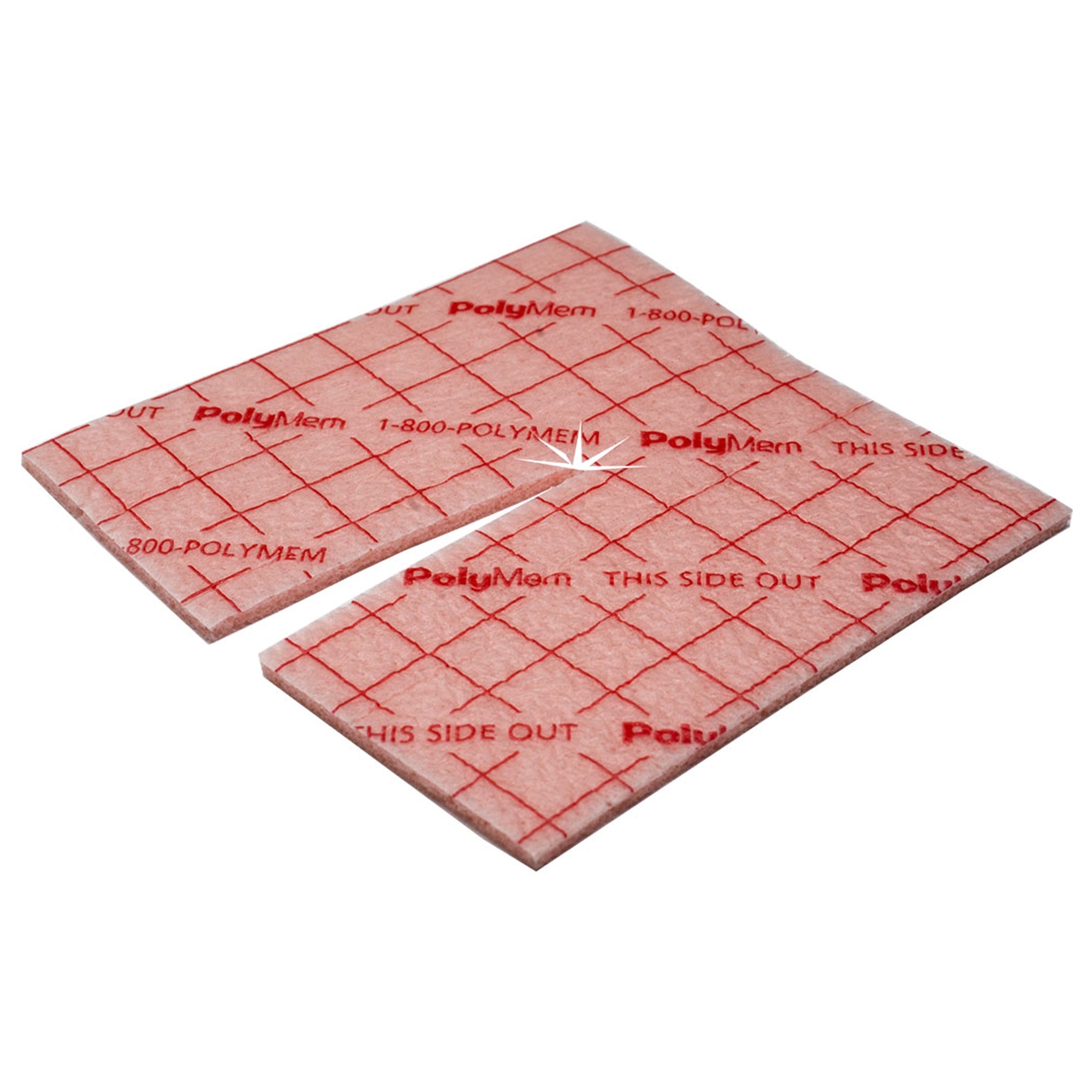 Foam Dressing PolyMem 3 X 3 Inch Without Border Film Backing Nonadhesive Square Sterile, Packaging Type- Case