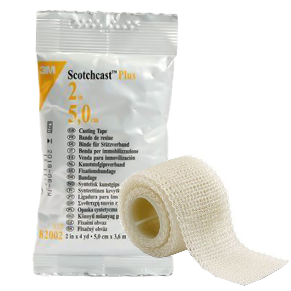 Cast Tape 3M Scotchcast Plus 1 X 72 Inch Fiberglass / Resin White 2 Inch X 12 Foot | White · Box of 10