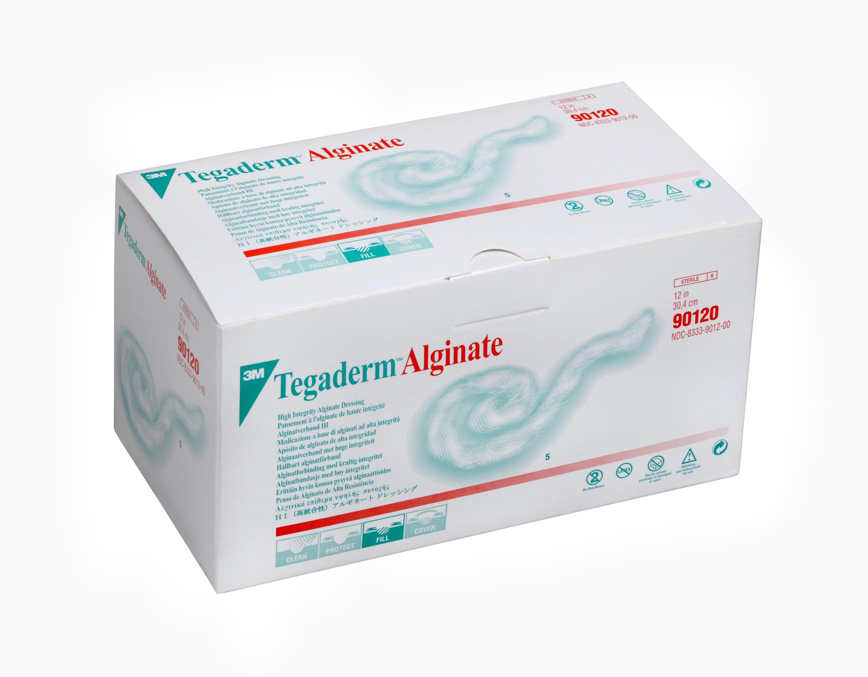 Alginate Dressing 3M Tegaderm High Integrity 12 Inch Length Rope