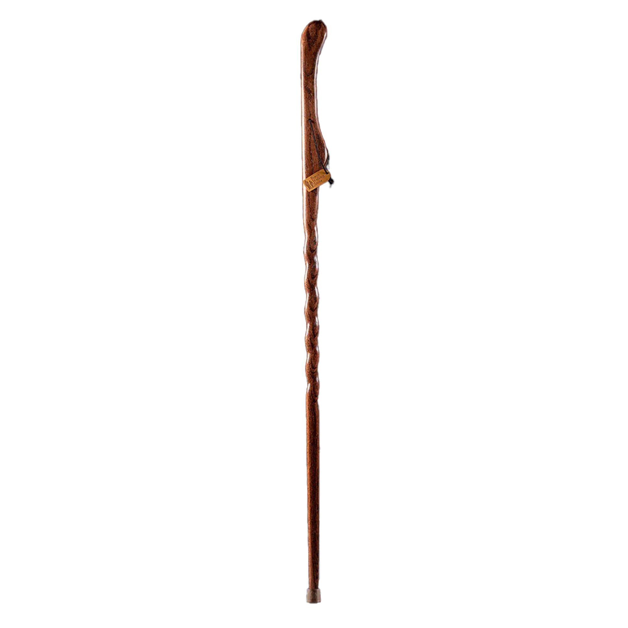 Walking Stick Brazos Twisted HitchHiker Wood 48 Inch Height Red