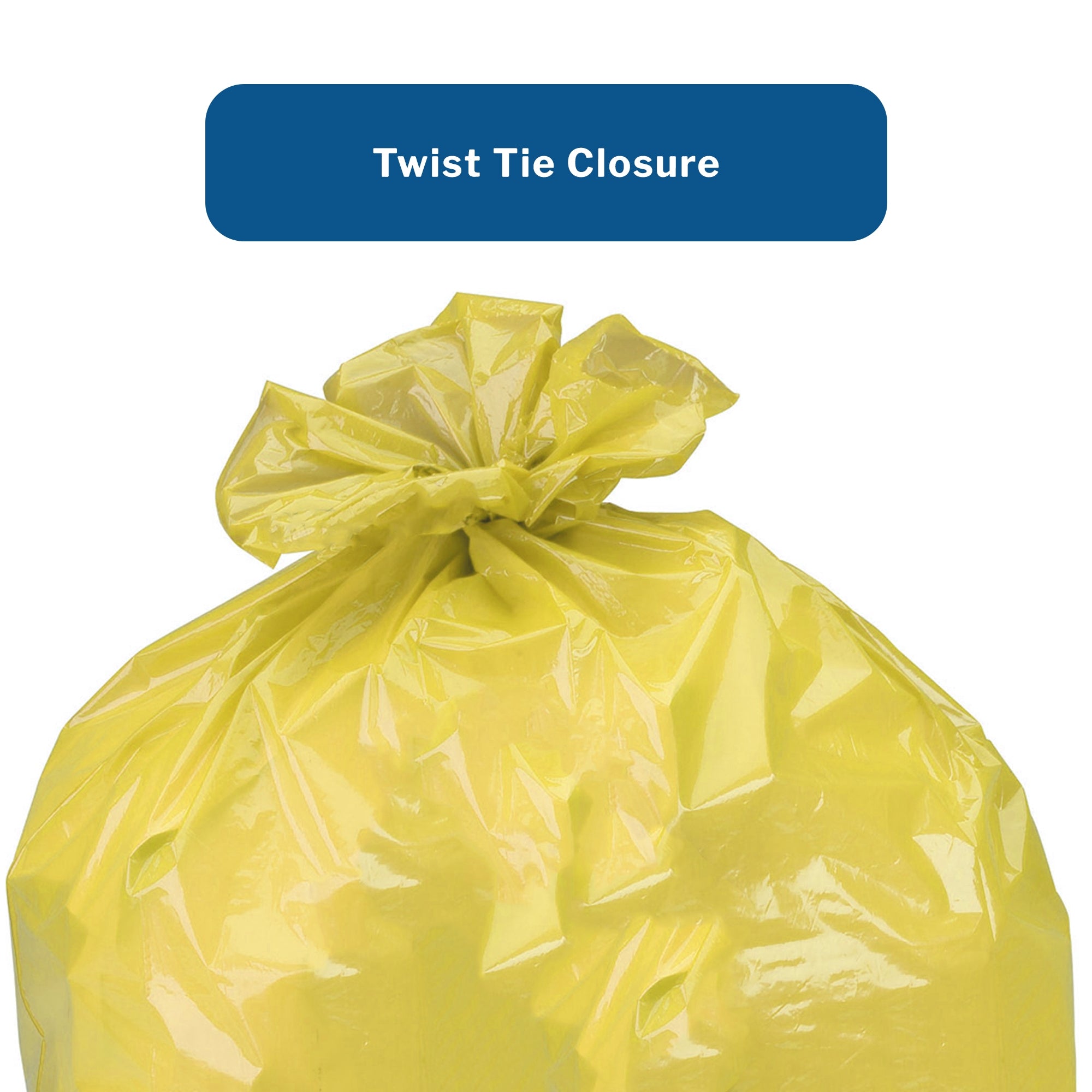 Biohazard Laundry Bag McKesson 40 to 45 gal. Yellow Bag 40 X 46 Inch, Packaging Type- Case