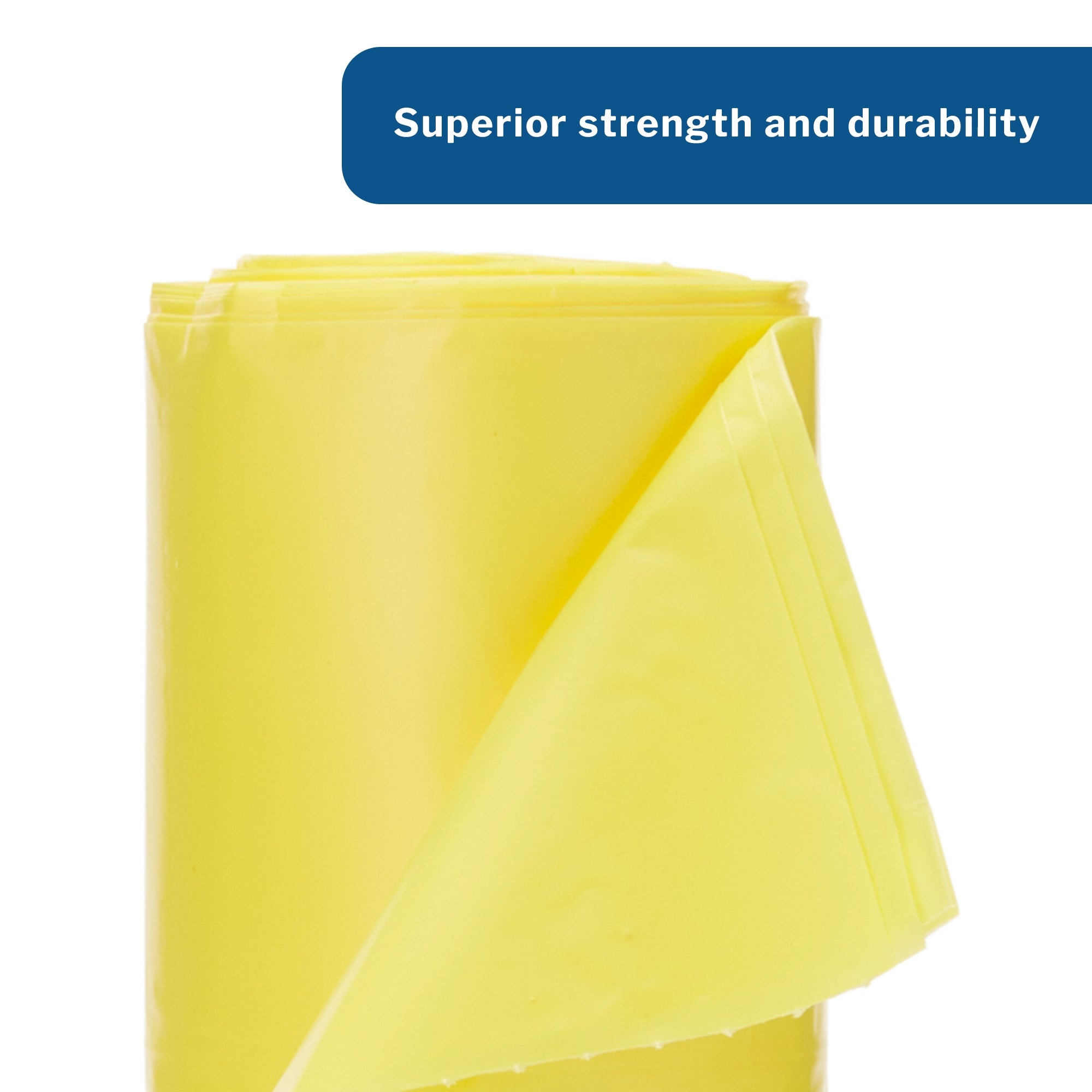 Biohazard Laundry Bag McKesson 40 to 45 gal. Yellow Bag 40 X 46 Inch, Packaging Type- Case