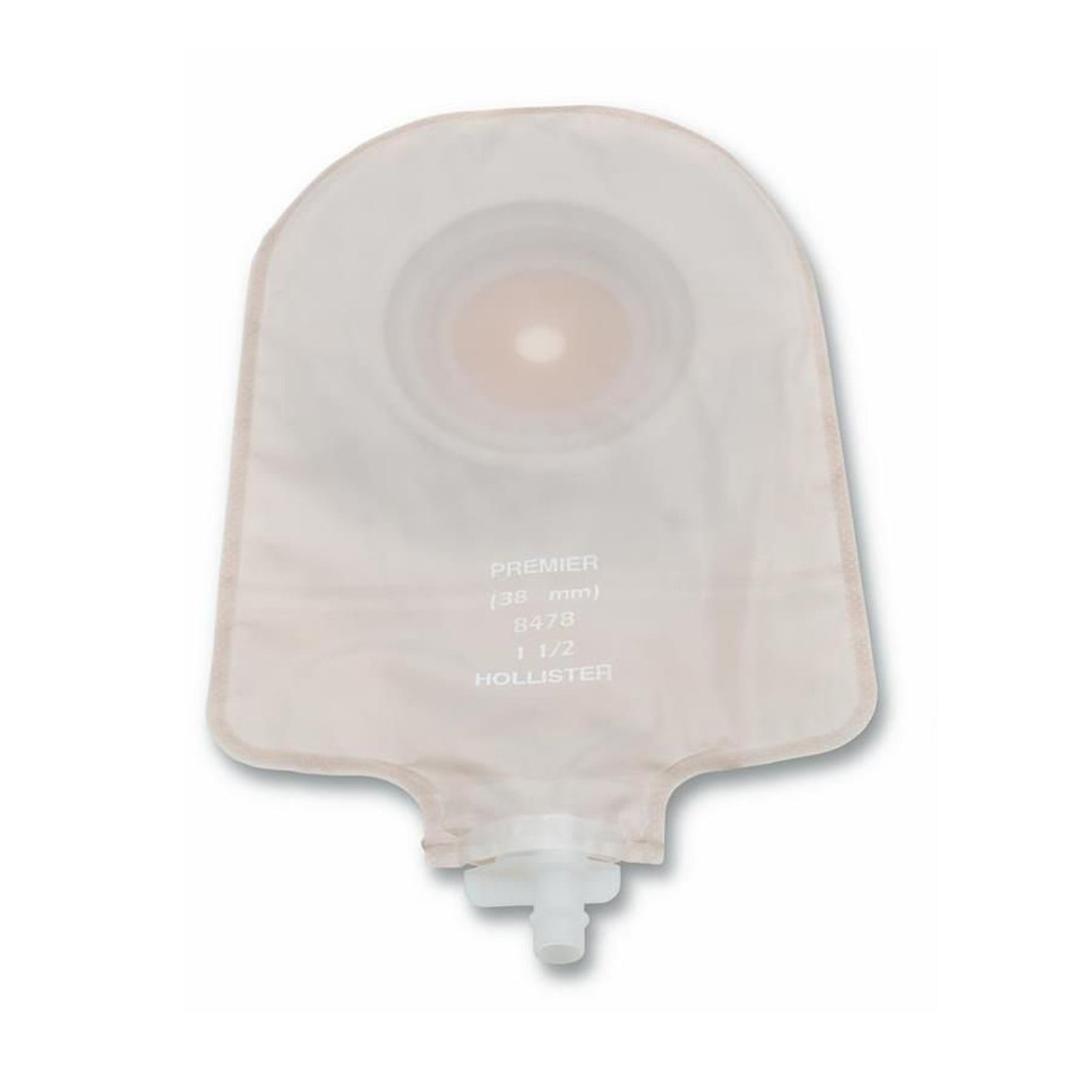 Urostomy Pouch Premier One-Piece System 9 Inch Length Trim To Fit Up to 1-1/2 Inch Stoma Drainable,Packaging Type- Each