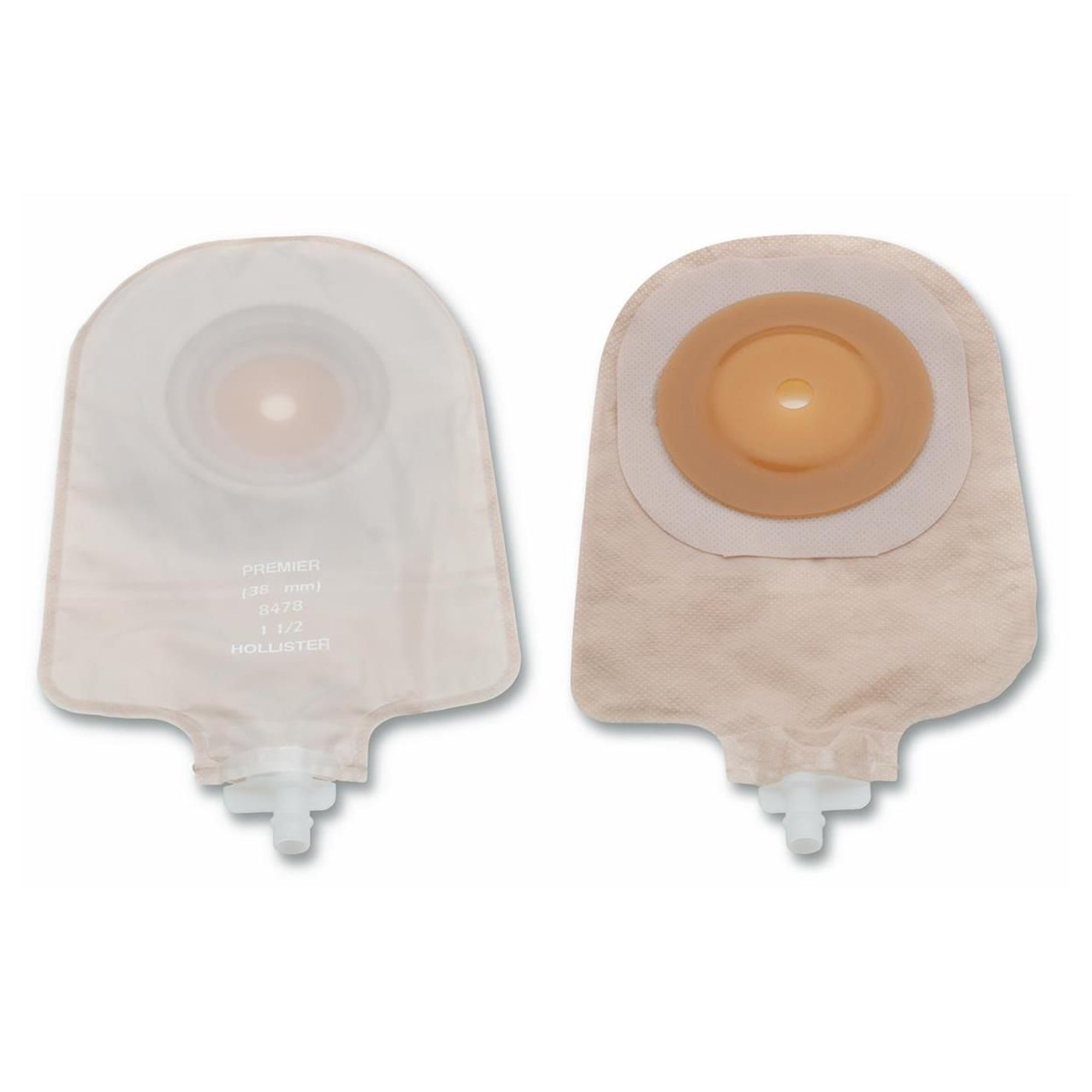 Urostomy Pouch Premier One-Piece System 9 Inch Length Trim To Fit Up to 1-1/2 Inch Stoma Drainable,Packaging Type- Each