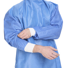 Non-Reinforced Surgical Gown with Towel Astound X-Large Blue Sterile AAMI Level 3 Disposable, Packaging Type- Case