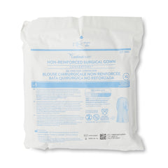 Non-Reinforced Surgical Gown with Towel Astound X-Large Blue Sterile AAMI Level 3 Disposable, Packaging Type- Case