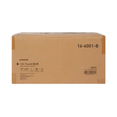O.R. Towel McKesson 17 W X 27 L Inch Blue Sterile, Packaging Type- Case