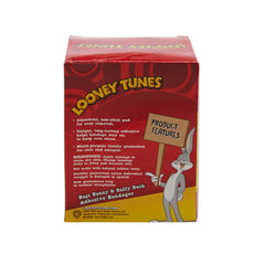 Adhesive Strip Looney Tunes Stat Strip 3/4 X 3 Inch Plastic Rectangle Kid Design (Looney Tunes Bugs and Daffy) Sterile, Packaging Type- Case