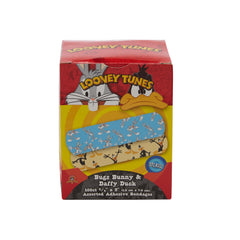 Adhesive Strip Looney Tunes Stat Strip 3/4 X 3 Inch Plastic Rectangle Kid Design (Looney Tunes Bugs and Daffy) Sterile, Packaging Type- Case