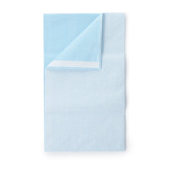 Stretcher Sheet McKesson Flat Sheet 40 W X 72 L Inch Blue Cellulose Tissue 50% / Polyethylene Film 50% Disposable