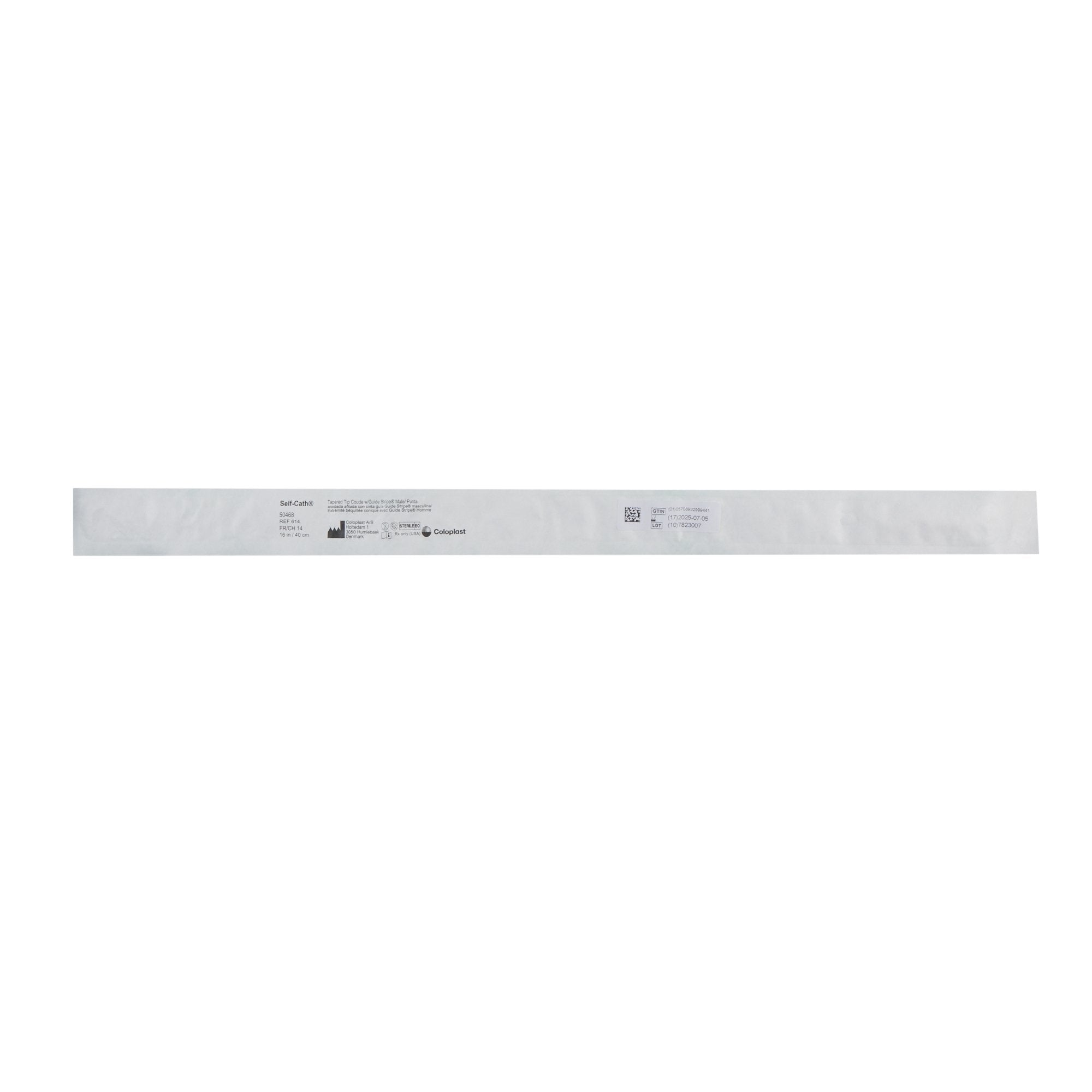 Catheter Self 14fr 16  Men614 Coude Tip Bx/30 L/f