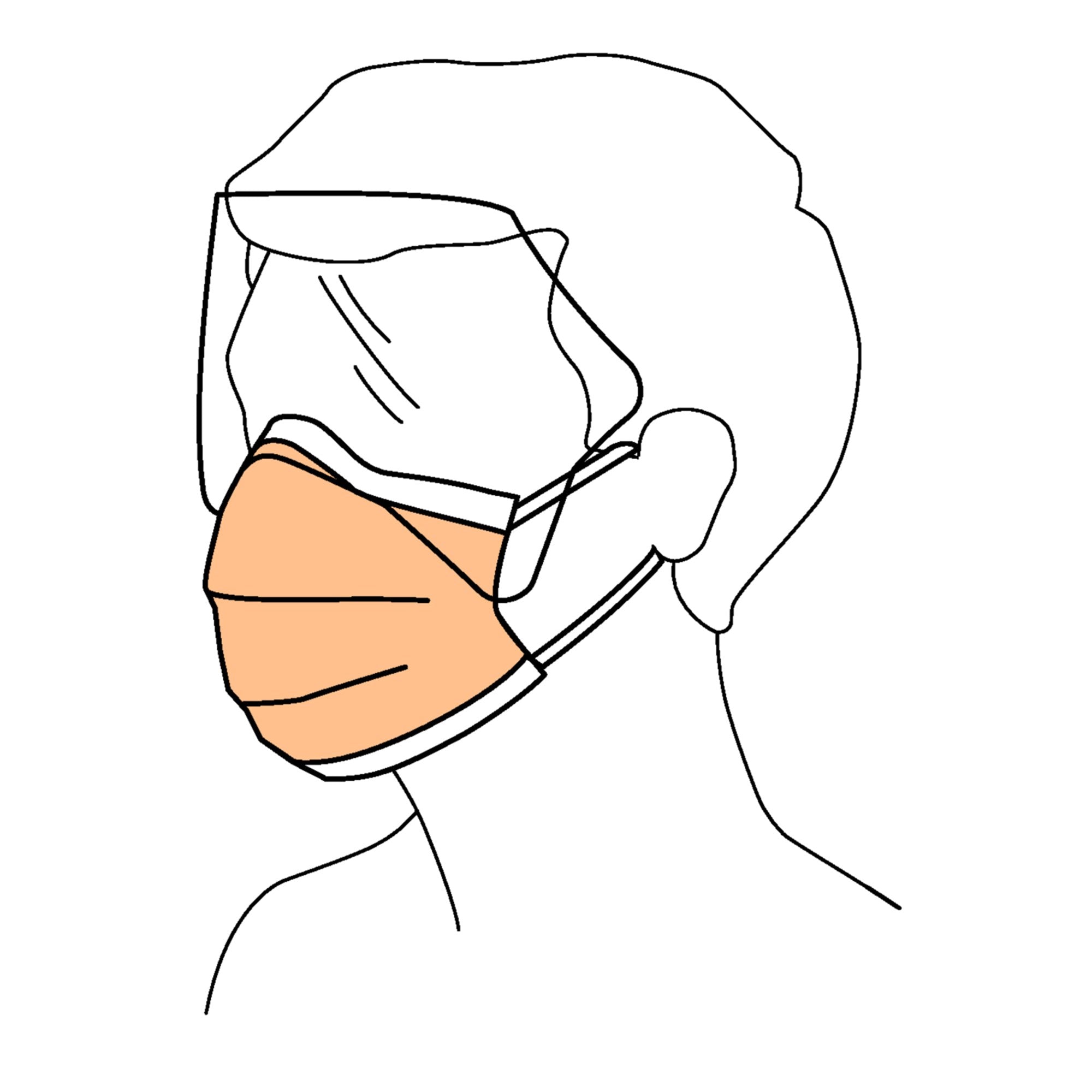 Procedure Mask with Eye Shield FluidShield Anti-fog Foam ASTM Level 3 Earloops One Size Fits Most, Packaging Type- Box