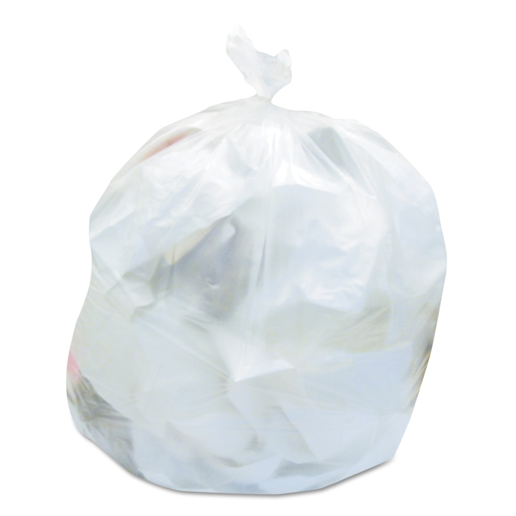 Trash Bag Heritage 30 gal. Natural HDPE 8 Mic. 30 X 37 Inch Star Seal Bottom Flat Pack, Packaging Type- Case