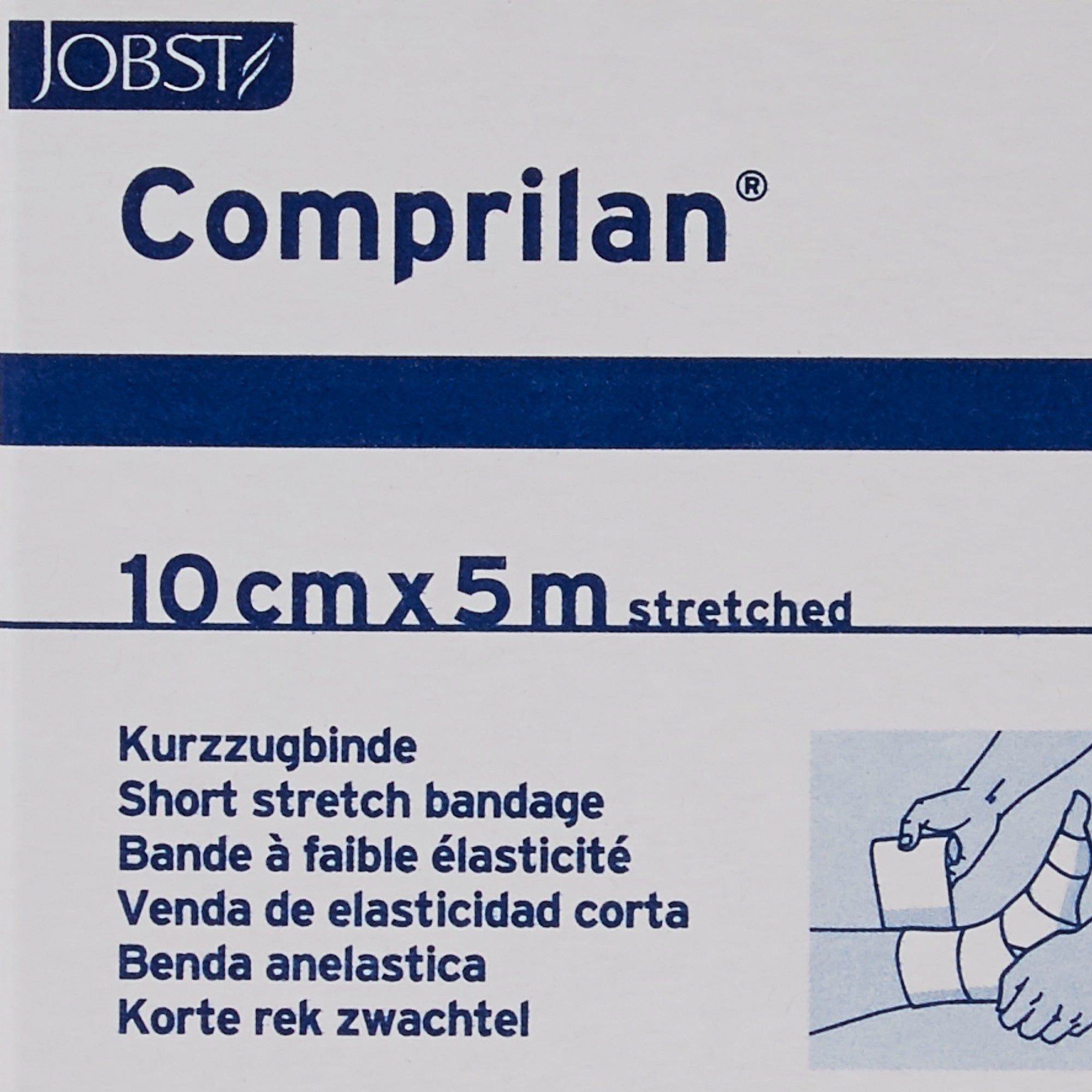 Compression Bandage Comprilan 4 Inch X 5-1/2 Yard Clip Detached Closure Tan NonSterile Standard Compression, Packaging Type- Case