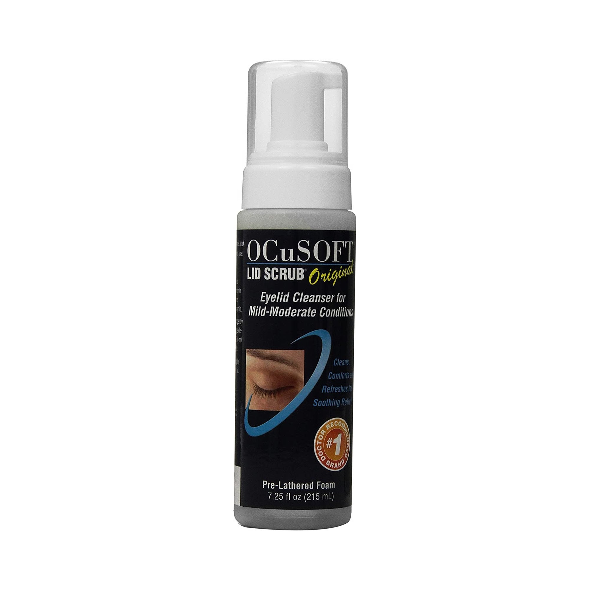 Eyelid Cleanser OCuSOFT Lid Scrub 7.25 oz. Topical Foam