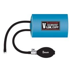 Reusable Blood Pressure Cuff and Bulb Calibrated V-Lok 25 to 35 cm Arm Polyester Fabric Cuff Adult Cuff,Packaging Type- Each