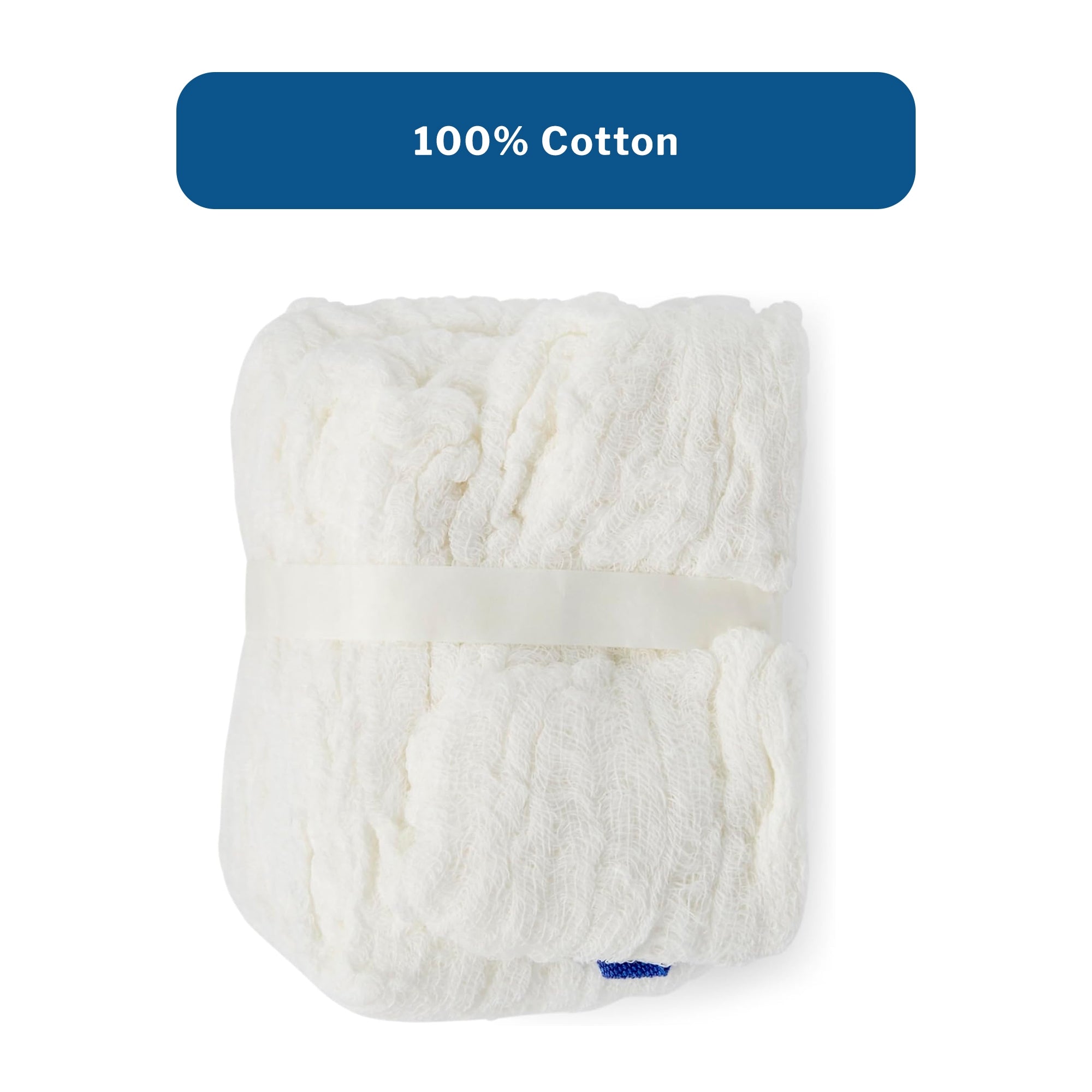 Esponja McKesson para laparotomía quirúrgica, algodón, detectable por rayos X, 45 x 45 cm, 5 unidades, paquete blando, estéril, tipo de empaque: estuche