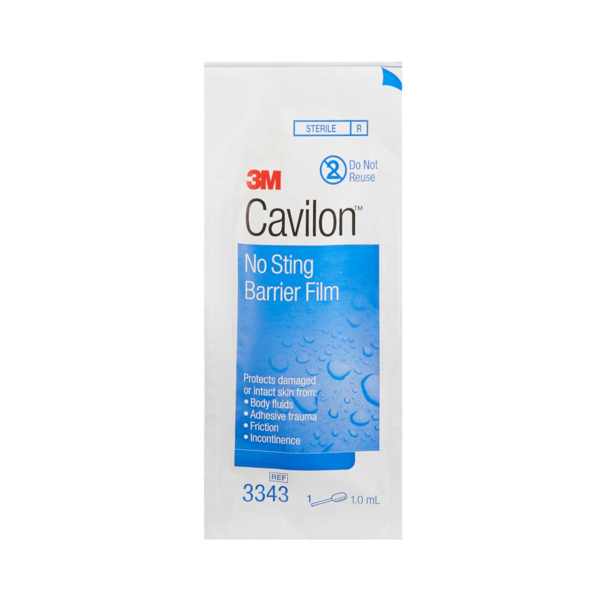 Skin Barrier Applicator 3M Cavilon No Sting 26 to 62% Strength Hexamethyldisiloxane / Isooctane / Acrylate Terpolymer / Polyphenylmethylsiloxane Individual Packet Sterile,Packaging Type- Box