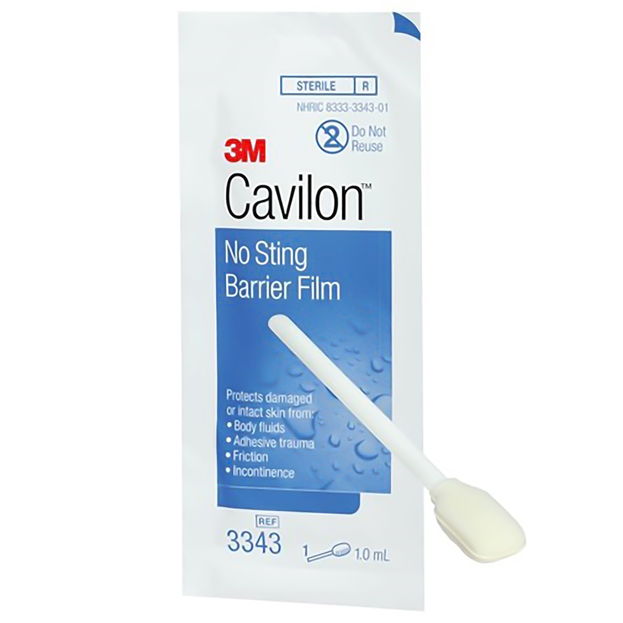Skin Barrier Applicator 3M Cavilon No Sting 26 to 62% Strength Hexamethyldisiloxane / Isooctane / Acrylate Terpolymer / Polyphenylmethylsiloxane Individual Packet Sterile,Packaging Type- Box