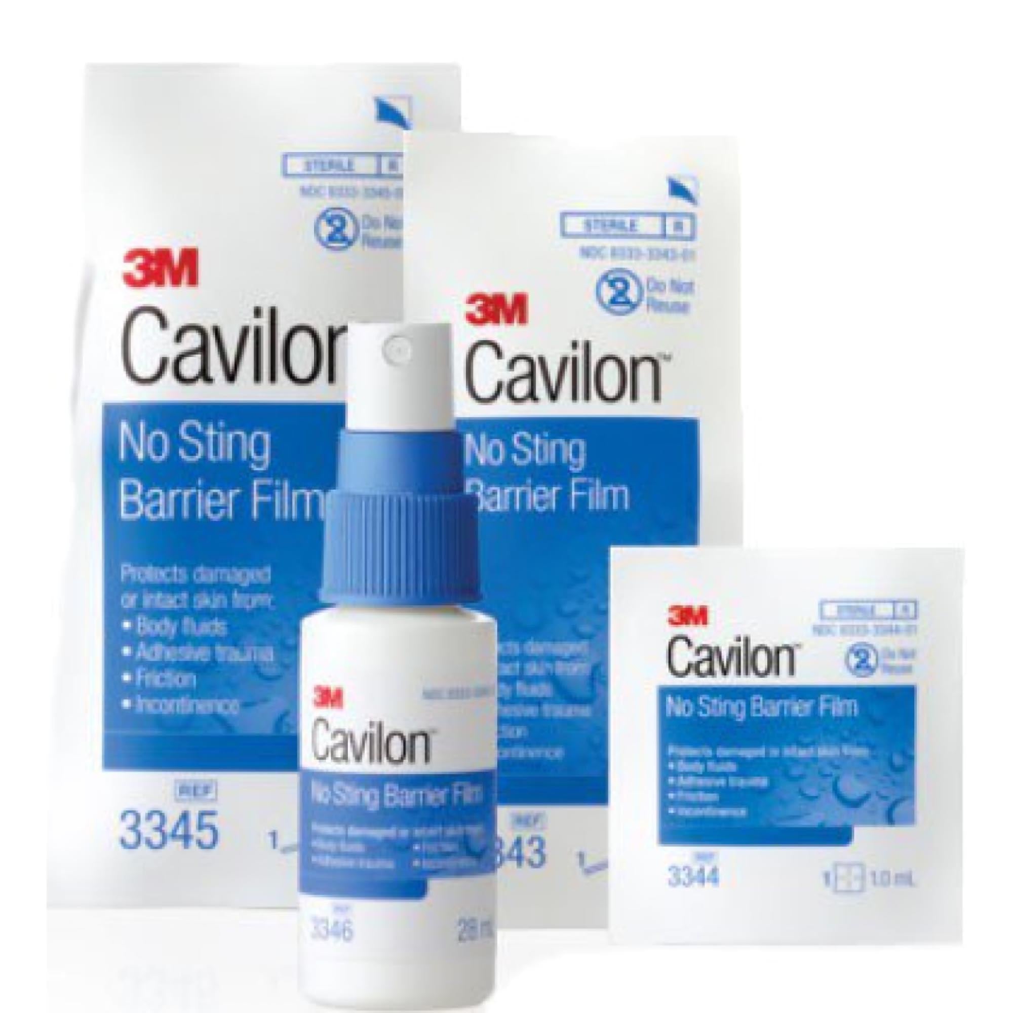 Skin Barrier Applicator 3M Cavilon No Sting 26 to 62% Strength Hexamethyldisiloxane / Isooctane / Acrylate Terpolymer / Polyphenylmethylsiloxane Individual Packet Sterile,Packaging Type- Each