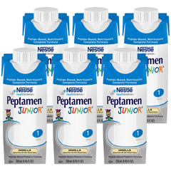 Pediatric Oral Supplement Peptamen Junior Vanilla Flavor 8.45 oz. Carton Liquid Whey Protein Impaired GI Function| 24/Case